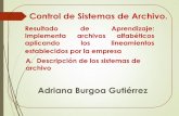 Adriana Burgoa Gutiérrez · Importancia y métodos para el manejo de documentos en una empresa . Tipos de comunicación ... Dividen la gaveta en secciones. Sostienen los documentos.