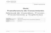 Guía Transferencia de Conocimiento - ISSSTEcontaduria.issste.gob.mx/NormatividadContable/Web... · 2013-10-02 · GRP-ISSSTE Manual de Guardias, Provac, Prevenissste y Suplencias