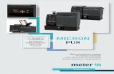 MICRON · 2016-06-02 · Bajo consumo de energía Tecnología avanzada Cool Touch para su seguridad Diseño funcional y vanguardista Gluing Solutions EQUIPOS FUSORES DE HOT/MELT CON