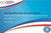 LICITACIÓN PÚBLICA NACIONAL · 2015-07-07 · INTRODUCCIÓN INTRODUCCIÓN La Licitación Pública Nacional es el procedimiento administrativo mediante el cual las entidades del