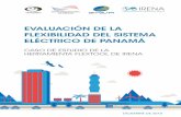 EVALUACIÓN DE LA FLEXIBILIDAD DEL SISTEMA ELÉCTRICO DE … · (MW) a 1 156 MW, y la capacidad fotovoltaica solar aumenta de 131 MW a 782 MW. Panamá prevé que la demanda total