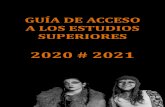 GUÍA DE ACCESO A LOS ESTUDIOS SUPERIORES · 3 Introducció Eòlia ESAD imparte, desde el curso académico 2012-2013, estudios artísticos superiores en arte dramático, en las especialidades