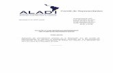 Comité de Representantes - ALADI · Bolivia, Brasil, Chile, Paraguay, Perú y Uruguay, siendo un acuerdo plurilateral. Este Acuerdo regula la prestación de los servicios de transporte