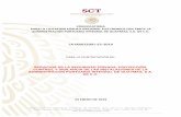 CONVOCATORIA SERVICIO DE VIGILANCIA · 2019-01-29 · Copia de constancia de inscripción al Registro Federal de Contribuyentes, copia de identificación oficial con fotografía (IFE