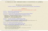 CÓDIGO DE DERECHO CANÓNICO (1983) · 2019-10-17 · CÓDIGO DE DERECHO CANÓNICO (1983) Art. 3.-De la remoción 192-195 Art. 4.-De la privación 196 Título X. De la prescripción