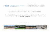 Componente Conservación y Uso Sustentable de Suelo y Agua · 2018-11-14 · Saúl Leyva Nájera ... Consultores responsables de la evaluación Consultores del Proyecto UTF/MEX/110