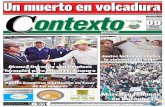 Un muerto en volcadura - Periódico Contexto de Durango€¦ · recientes reformas para establecer el delito de feminicidio en grado de tentativa, que conlleva una pena de 26.6 años