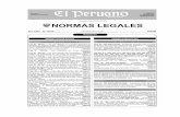 Separata de Normas Legales · NORMAS LEGALES El Peruano 360400 Lima, jueves 20 de diciembre de 2007 ECONOMIA Y FINANZAS D.S. N° 201-2007-EF.- Aprueban la Formalización de los Créditos