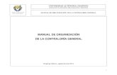 MANUAL DE ORGANIZACIÓN DE LA CONTRALORÍA …upom.chapingo.mx/Descargas/manuales_organizacion/mo...Auditoría Superior de la Federación (ASF), se iniciaron los trabajos de revisión