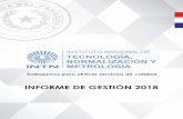 INSTITUTO NACIONAL DE TECNOLOGÍA, NORMALIZACIÓN Y … · 2018-12-13 · n n INSTITUTO NACIONAL DE TECNOLOGÍA, NORMALIZACIÓN Y METROLOGÍA INFORME DE GESTIÓN AGOSTO/NOVIEMBRE