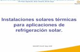 Instalaciones solares térmicas para aplicaciones de refrigeración … · 2019-04-02 · · 4 Wagner & Co • Empresa innovadora, con 30 años de experiencia en el sector de las