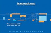INSERTEC Presentación Corporativa Es 09 09 · 2017-05-29 · Ingeniería y Servicios Técnicos, S.A. Hornos y Refractarios Presentación Corporativa 2 INSERTEC Hornos y Refractarios