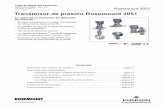 Transmisor de presión Rosemount 3051 · Hoja de datos del producto 00813-0109-4001, Rev. LA Diciembre 2011 Rosemount 3051 EL LÍDER DE LA INDUSTRIA EN MEDICIÓN DE PRESIÓN • El