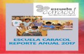 ESCUELA CARACOL REPORTE ANUAL 2017escuelacaracol.org/wp-escarweb/wp-content/uploads/2018/05/Repor… · Destreza manual, pensamiento vivo. (RS) TEMÍSTOCLES - OBRA DE TEATRO 5TO.