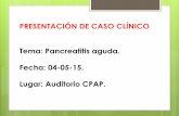 Presentación de PowerPointpediatria.fundacionpatino.org/docs/news/cc04052015_14.pdf · 2015-05-26 · ENFERMEDAD ACTUAL CENTRO DE PEDIATRÍA ALBINA R. DE PATIÑO Cuadro clínico