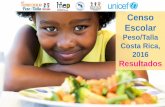 Ministerio de Educación Pública - Presentación de PowerPoint · 2017-04-26 · 1. Se logra contar con una línea base del estado nutricional de los niños(as) y adolescentes de