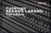 Catálogo ACEROS LARGOS Ternium · (ASTM ASTM A6/A6M) NTC 1920 (ASTM A36/A36M) NTC 1985 (ASTM A572/572M) Longitud ala Longitudes estándar de 6m y 12 metros, para longitudes diferentes