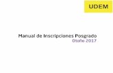 Presentación de PowerPointdise.ciaa.udem.edu.mx/adicionales/manualesciaa/Manual... · 2017-06-22 · Portal I-IDEM Mi UDEM Mi portal Biblioteca Ayuda en linea Inscripcidn Col aboradores