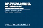 REPORTE DE BALANZA DE PAGOS Y POSICIÓN DE ......adecuados a nivel internacional. Estos indicadores continúan reflejando la fortaleza y baja vulnerabilidad externa de la economía