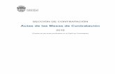 Actas de las Mesas de Contratación · 2017-10-05 · Actas de las Mesas de Contratación 2016 [Copias de las actas publicadas en el Perfil de Contratante] CON-3317 ACTA DE APERTURA
