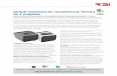ZD420 Impresora de Transferencia Térmica de 4 pulgadas · 2019-11-04 · La ZD420 está cargada con las características que la convierte en la impresora más fácil de usar en su