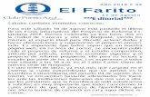 Año 2018 # 33 El Farito - Club Puerto Azulclubpuertoazul.com/farito/farito_33_2017.pdfca, cerraremos la Cafetería El Ba-landro, su anexo y las cajas de la Oficina de Puerta de Control,