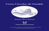 Carta Circular de Vaisakh · 2017-08-18 · Carta Circular de Vaisakh N 1 • Tauro 2 Rishabha Ciclo 28 6 se da de una manera natural. Cuando la buena voluntad preside en la vida,