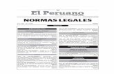 Cuadernillo de Normas Legales · 2018-01-01 · Plan Maestro de la Reserva Nacional de Lachay, por el período 2013 - 2018 496918 ORGANOS ... a dicho proceso durante la Cumbre de