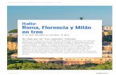 Italia: Roma, Florencia y Milán en tren · 2019-11-29 · unos 1000€ diarios de la fuente. ... Prueba una de las recetas italianas más populares del mundo Es imposible resistirse