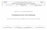 CONSULTA EXTERNAcufcd.edu.mx/calidad/v20/documentacion/CM/CEMA-MN-SM-5.pdf · 2016-04-19 · Manual de Organización del Servicio. El presente documento tiene como fin estandarizar