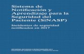 Sistema de · 2020-01-21 · El cuestionario SiNASP recoge información sobre la profesión del no-tiicante, como campo de cumplimentación obligatoria. Los profesionales de enfermería
