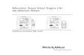 Instrucciones de uso, Monitor Spot Vital Signs LXi de Welch Allyn · 2020-03-12 · Monitor Spot Vital Signs LXi de Welch Allyn Instrucciones de uso Entrar 12 7 73 361 62 01 BP AM