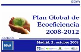 Plan Global de Ecoeficiencia 2008-2012...ecoeficiencia en sus hogares 13.Plan de movilidad para las nuevas sedes 14.Lavado ecológico de automóviles 15.Programas de formación 16.Programas
