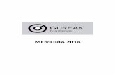 Memoria Gureak Inklusio Fundazioa 2018 · 2019-05-13 · 1.1 OBJETIVOS 1 GUREAK INKLUSIO FUNDAZIOA Fundación privada cuyo fin social es el de la inserción laboral de personas en
