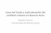 Usos del Suelo y Judicialización del conflicto urbano en ... · • Ley de Evaluación de Impacto Ambiental (Ley N.123 y 452) ... Decreto N°1929/06 del 13 de noviembre de 2006.