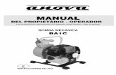 Manual...BA1C •2• INTRODUCCIÓN Estimados ususarios, Muchas gracias por haber adquirido la bomba mecánica QGZ40-35. Antes de usar-la, por favor lea este manual de instrucciones