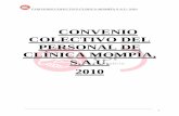 CONVENIO COLECTIVO DEL PERSONAL DE CLÍNICA MOMPÍA, …sanidad.ugtcantabria.org/wp-content/uploads/CONVENIO-MOMPIA.pdfrevalorización anual, manteniéndolo en las cuantías establecidas