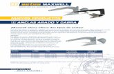 NUEVOS PRODUCTOS ANCLAS ARADO Y GARRAvetus.com.es/vetus/Anclas.pdf MAXCLAW La gama de anclas “MAXCLAWS” de acero inoxidable (AISI 316) se basa en la probada concepto de diseño