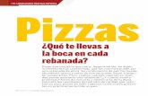 > boratorio ProfEl la Eco rEPorta Pizzas - gob.mx · 2019-04-18 · aporte energético mayor. Una sola rebanada de esta cadena puede proveerte de hasta 285.5 kilocalorías. En poco