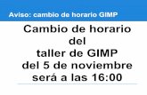Cambio de horario del Aviso: cambio de horario …taller de GIMP del 5 de noviembre será a las 16:00 Taller sobre arduino Universidad de Granada 22-10-2012 ElCacharreo.com José Antonio