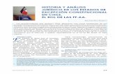HISTORIA Y ANÁLISIS JURÍDICO DE LOS ESTADOS DE …revistamarina.cl/revistas/2010/3/ricci.pdf · constitucionalmente. Suele decirse que la norma jurídica es hija de la historia
