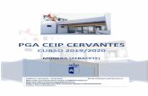 PGA CEIP CERVANTESceip-cervantesmunera.centros.castillalamancha.es/sites/...PGA 2019-2020 CEIP CERVANTES (MUNERA) 2 1. INTRODUCCIÓN A modo de introducción, cabe destacar que la PGA