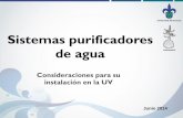 Sistemas purificadores de agua - Universidad Veracruzana · un sistema de conducción hasta ... (63 % del líquido se utiliza para la limpieza de envases y maquinaria para luego descartarla