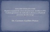 Dr. Carmen Guillén Ponce - SEOM: Sociedad Española de ... · personas de alto riesgo de adenocarcinoma de páncreas (CP). Comparación de técnica de imagen para cribado: ecoendoscopia