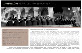 ORFEÓN SAN JUAN BAUTISTA - WordPress.com...música, Solfeo, Técnica vocal, Apreciación musical, Flauta, Coro de campanas, Repertorio y participación en los conjuntos corales. En