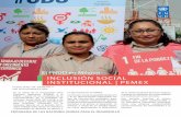 El PNUD en México INCLUSIÓN SOCIAL INSTITUCIONAL | PEMEX · sonal de PEMEX en términos de géne - ro y de inclusión social, se busca pre-venir la discriminación, acoso laboral,