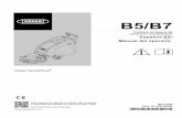 Manual del operario - Tennant Company...B5/B7 9011505 Rev. 01 (05-2014) Pulidora de batería de conductor acompañante *9011505* Español ES Manual del operario Piezas TennantTrue
