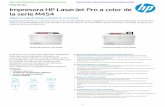 Características Impresora HP M454...Ficha técnica Impresora HP LaserJet Pro a color de la serie M454 Aligera tu carga de trabajo y céntrate en tu empresa El éxito profesional es
