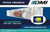CUMMINS - DMIndustrial · 1.Planta eléctrica compuesta de un motor de cuatro tiempos, con 3 cilindros en línea, tipo industrial estaciona-rio, acoplado a un generador CA, controles