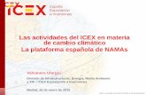 Presentación de PowerPoint€¦ · ICEX trabaja en la internacionalización de las empresas españolas asociadas a los sectores de tecnologías bajas en carbono. Las empresas españolas